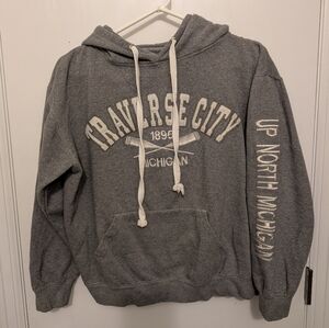 Gray Traverse City Hoodie